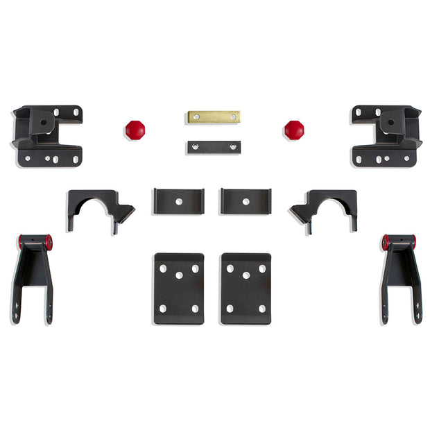 2007-2018 SILVERADO/SIERRA 1500 4" REAR LOWERING BOX KIT (NON MAGNERIDE)