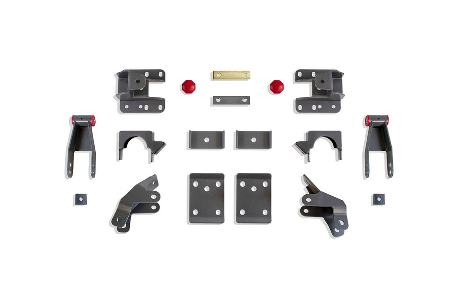 2007-2018 SILVERADO/SIERRA 1500 4" REAR LOWERING BOX KIT (MAGNERIDE)