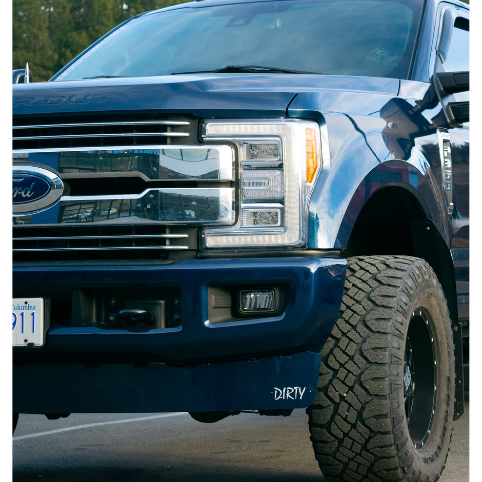2017-2019 Powerstroke Dirty Front Valance (067-EXT-A017)