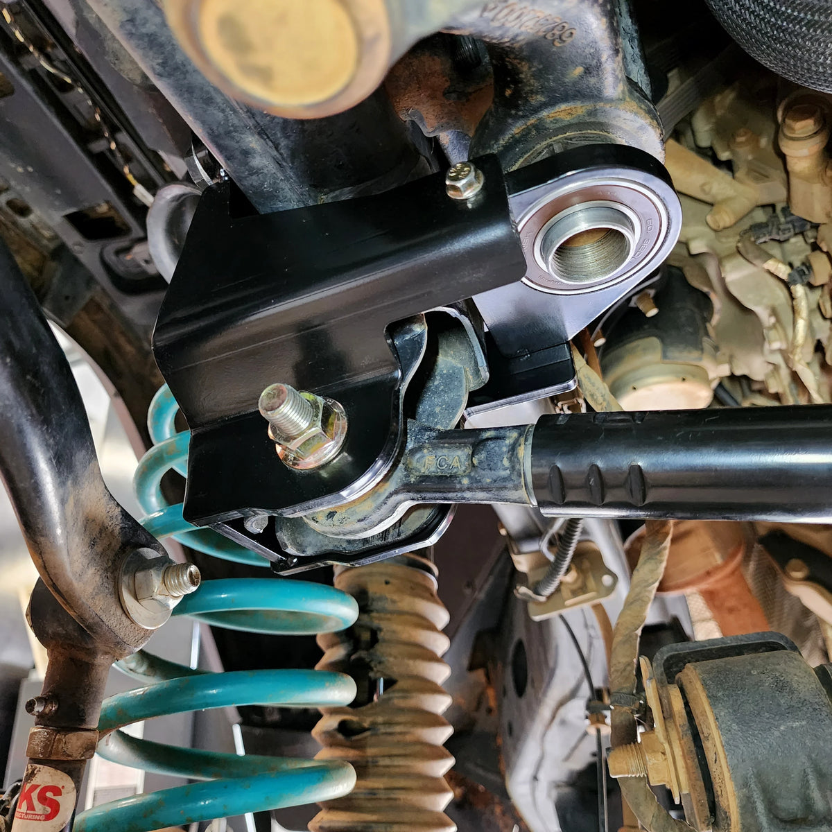 Tough Toys Track Bar Reinforcement & Steering Box Sector Shaft Brace Suitable For Jeep JL & JT Wrangler & Gladiator 2019+ Right Hand Drive