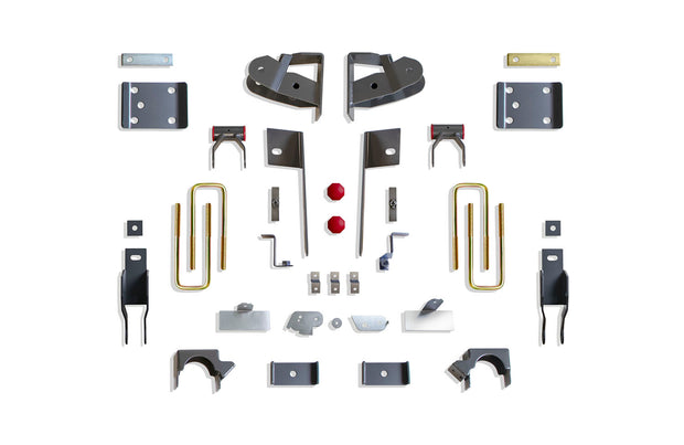 2019-2025 SILVERADO/SIERRA 1500 2WD/4WD 4" REAR LOWERING BOX KIT (ADAPTIVE RIDE MODELS)