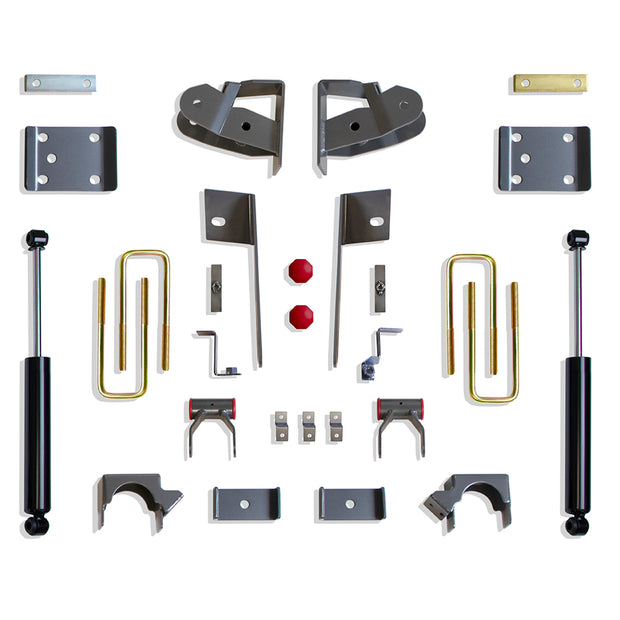2019-2025 SILVERADO/SIERRA 1500 4" REAR LOWERING BOX KIT