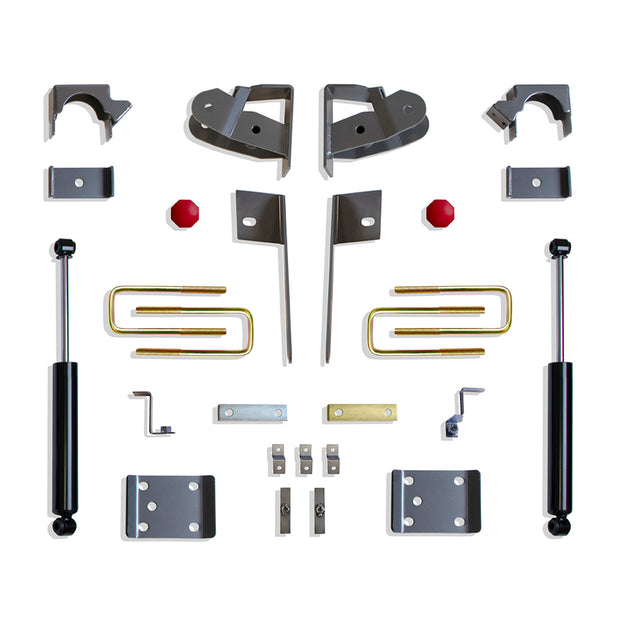 2019-2025 SILVERADO/SIERRA 1500 5" REAR LOWERING BOX KIT