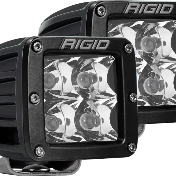 Spot Surface Mount Black Pair D-Series Pro RIGID Industries