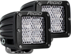 Diffused Surface Mount Black Pair D-Series Pro RIGID Industries