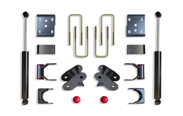 2015-2025 F-150 2WD 3"/ 4WD 4" REAR LOWERING BOX KIT