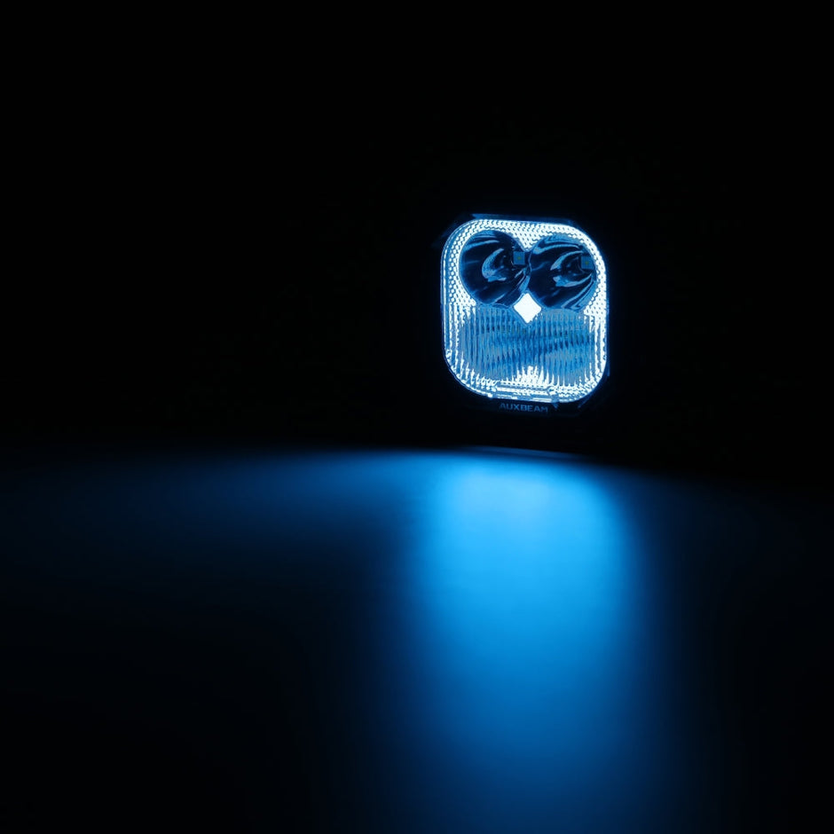 Color Play Series 3 Inch 116W RGB LED Pod Lights Combo Off Road Lights With 8 Backlight Options