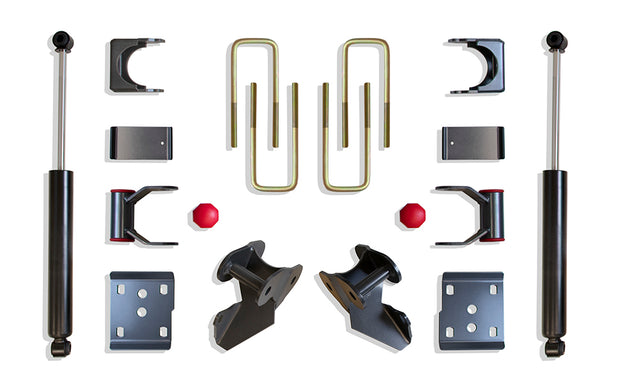 2009-2014 F-150 2WD 3"/ 4WD 4" REAR LOWERING BOX KIT