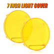 (2pcs/set) 7 Inch 90W Round Spot Beam Offroad LED Driving Lights w/ SAE Compliant+Amber/Black Covers(Optional)