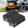 0.82'' Dual-Color Bi-LED Grille Projector Lights – 6000K White / 3000K Amber Hi-Lo Beam for SUV Truck ATV UTV
