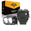 (2pcs/Set)3.5 inch 132W Hyperbolic Rectangular Bi-LED Projector Lens Headlight K9 Series, Retrofit Cutting Installation-K9 Bi-Lens projector