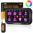 RC Series RC-800 RGB Switch Panel with Remote Control, Toggle/ Momentary/ Pulsed Mode Supported(One-Sided Outlet)