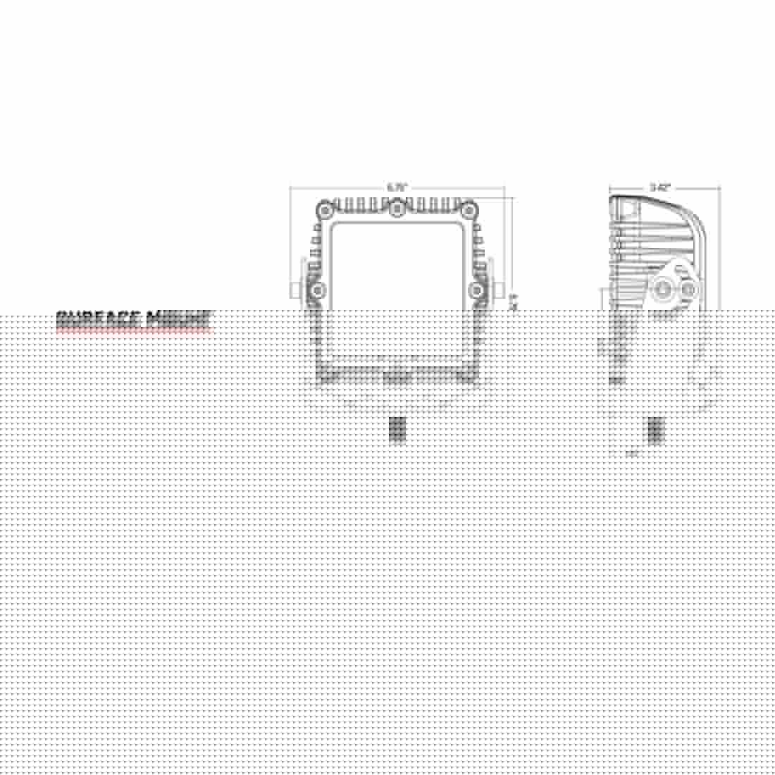 Spot Black Housing Q-Series Pro RIGID Industries