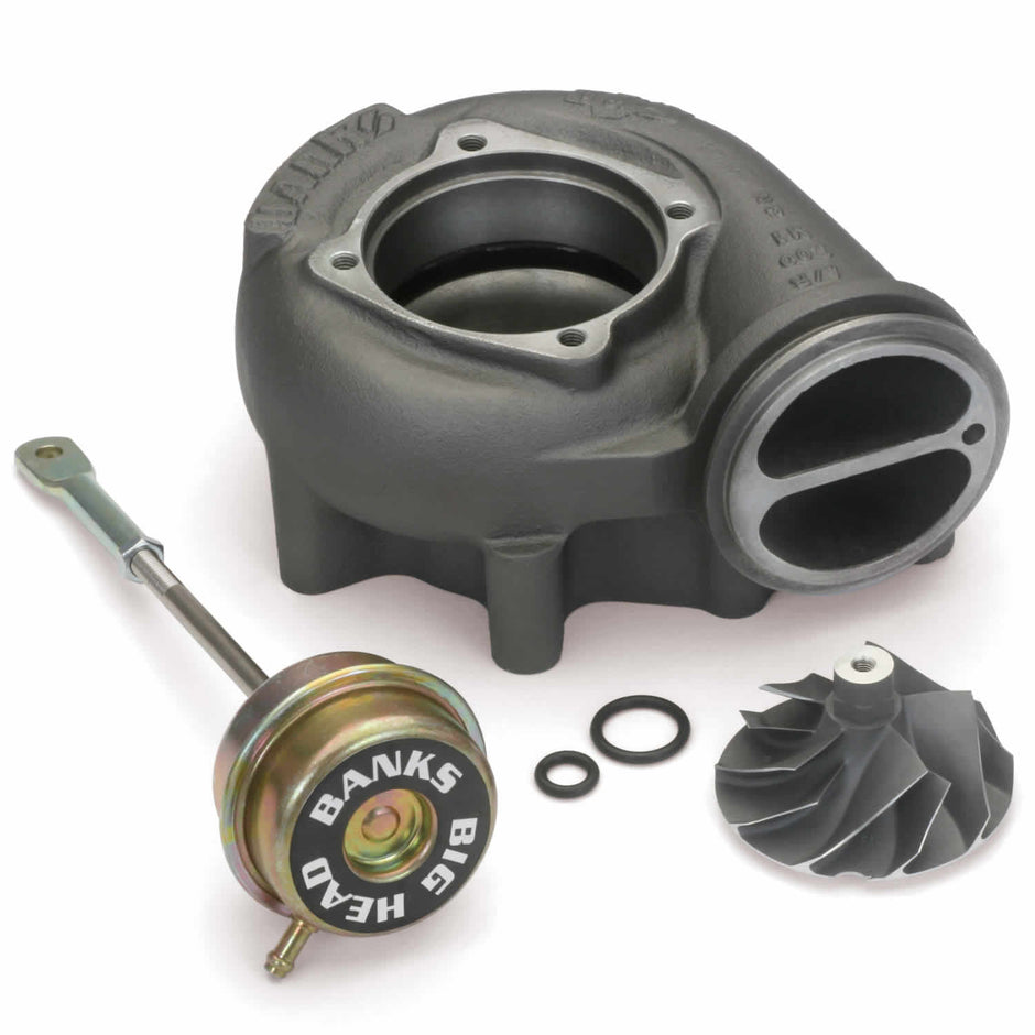 Banks Turbo Upgrade Kit 99.5-03 Ford 7.3L Big-Head Wastegate Compressor Wheel Quick Turbo (24458)