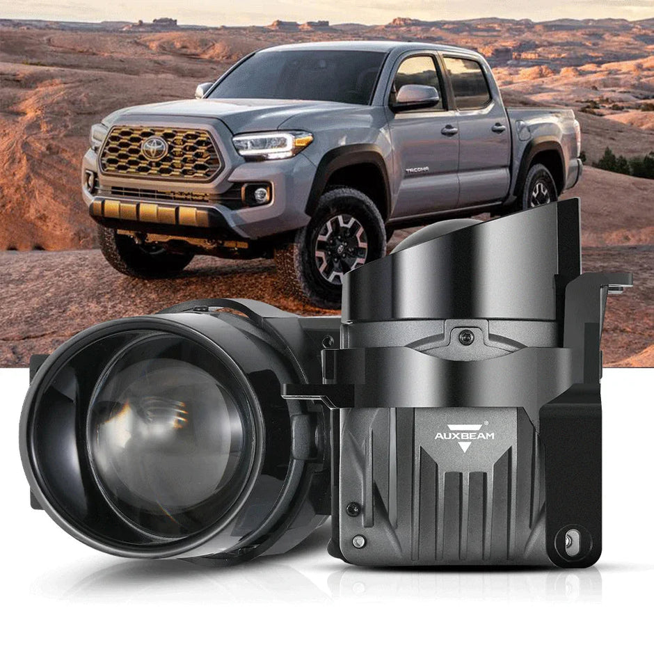 (2pcs/Set)3 Inch 100W Bi-LED Projector Lens Fog Light 6000K HD Lens- Toyota Bracket