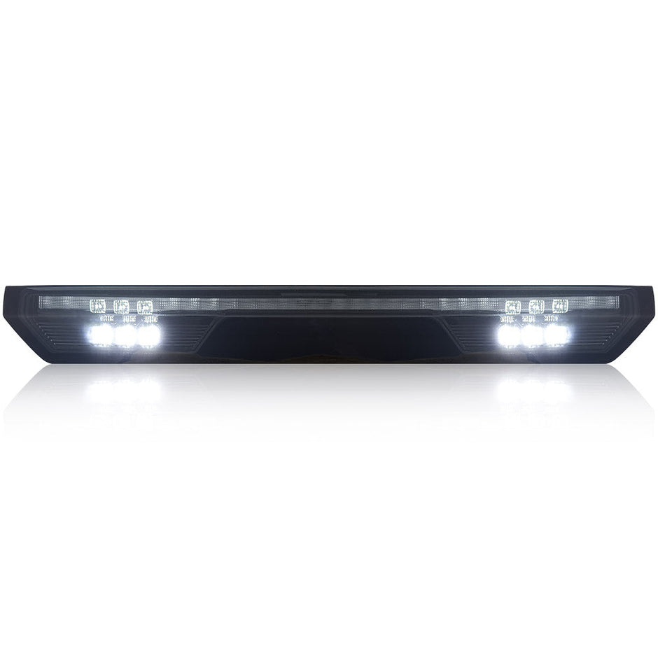 GMC & Chevy 19-24 Sierra & Silverado 1500 (4rd GEN) & 20-24 2500/3500 - ULTRA HIGH POWER Red LED 3rd Brake Light Kit w/ ULTRA HIGH POWER CREE XML White LED Cargo Lights- Smoked Lens - Image 4