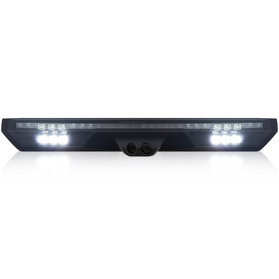 GMC & Chevy 19-24 Sierra & Silverado 1500 (4rd GEN) & 20-24 2500/3500 - ULTRA HIGH POWER Red LED 3rd Brake Light Kit w/ ULTRA HIGH POWER CREE XML White LED Cargo Lights (Replaces LED 3rd Brake Light with Cargo Bed Camera - ATTN: ONLY FITS Models which include 2 Cargo Bed Cameras in OEM 3rd Brake Light) - Smoked Lens - Image 4