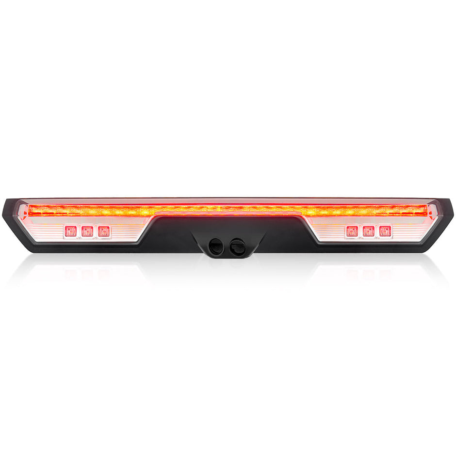 GMC & Chevy 19-24 Sierra & Silverado 1500 (4rd GEN) & 20-24 2500/3500 - ULTRA HIGH POWER Red LED 3rd Brake Light Kit w/ ULTRA HIGH POWER CREE XML White LED Cargo Lights (Replaces LED 3rd Brake Light with Cargo Bed Camera - ATTN: ONLY FITS Models which include 2 Cargo Bed Cameras in OEM 3rd Brake Light) - Clear Lens - Image 4