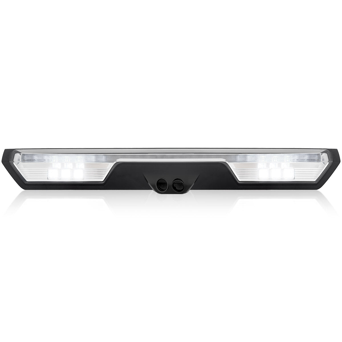 GMC & Chevy 19-24 Sierra & Silverado 1500 (4rd GEN) & 20-24 2500/3500 - ULTRA HIGH POWER Red LED 3rd Brake Light Kit w/ ULTRA HIGH POWER CREE XML White LED Cargo Lights (Replaces LED 3rd Brake Light with Cargo Bed Camera - ATTN: ONLY FITS Models which include 2 Cargo Bed Cameras in OEM 3rd Brake Light) - Clear Lens - Image 3