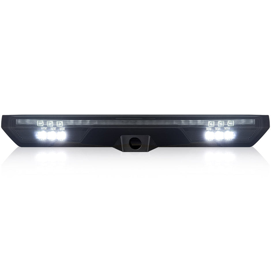 GMC & Chevy 19-24 Sierra & Silverado 1500 (4rd GEN) & 20-24 2500/3500 - ULTRA HIGH POWER Red LED 3rd Brake Light Kit w/ ULTRA HIGH POWER CREE XML White LED Cargo Lights (Replaces LED 3rd Brake Light with Cargo Bed Camera - ATTN: ONLY FITS Models which include Cargo Bed Camera in OEM 3rd Brake Light) - Smoked Lens - Image 4