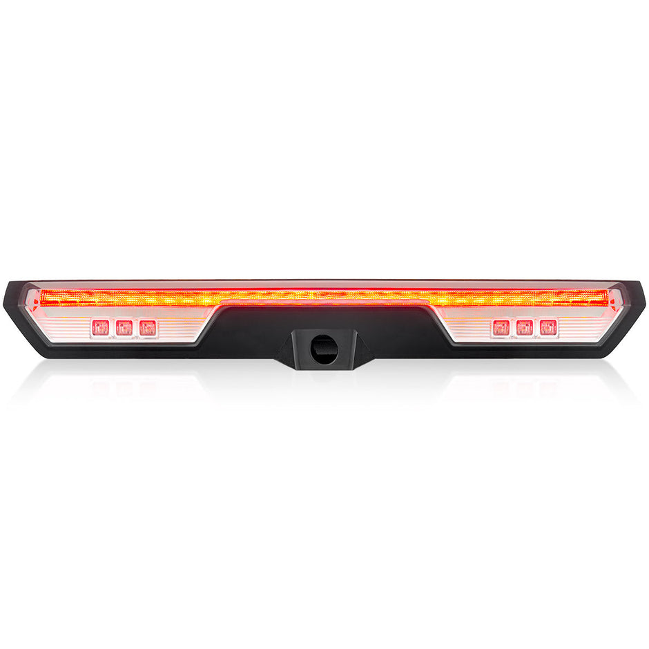 GMC & Chevy 19-24 Sierra & Silverado 1500 (4rd GEN) & 20-24 2500/3500 - ULTRA HIGH POWER Red LED 3rd Brake Light Kit w/ ULTRA HIGH POWER CREE XML White LED Cargo Lights (Replaces LED 3rd Brake Light with Cargo Bed Camera - ATTN: ONLY FITS Models which include Cargo Bed Camera in OEM 3rd Brake Light) - Clear Lens - Image 4