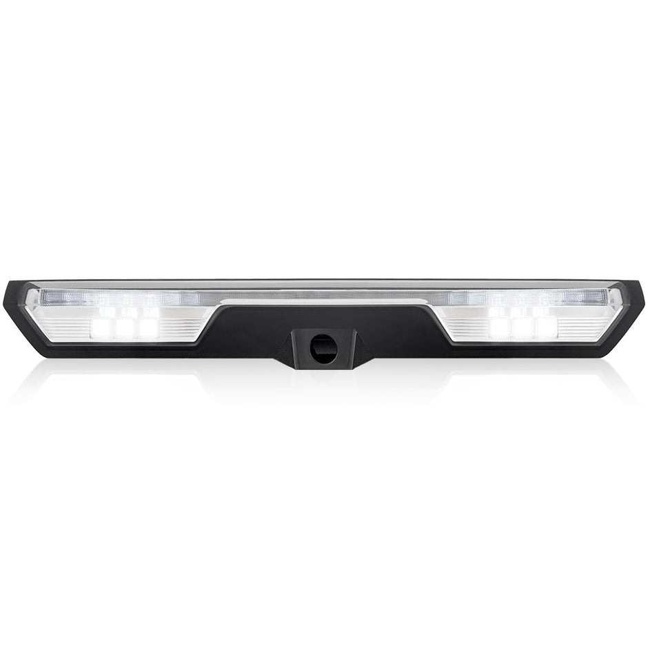 GMC & Chevy 19-24 Sierra & Silverado 1500 (4rd GEN) & 20-24 2500/3500 - ULTRA HIGH POWER Red LED 3rd Brake Light Kit w/ ULTRA HIGH POWER CREE XML White LED Cargo Lights (Replaces LED 3rd Brake Light with Cargo Bed Camera - ATTN: ONLY FITS Models which include Cargo Bed Camera in OEM 3rd Brake Light) - Clear Lens - Image 3