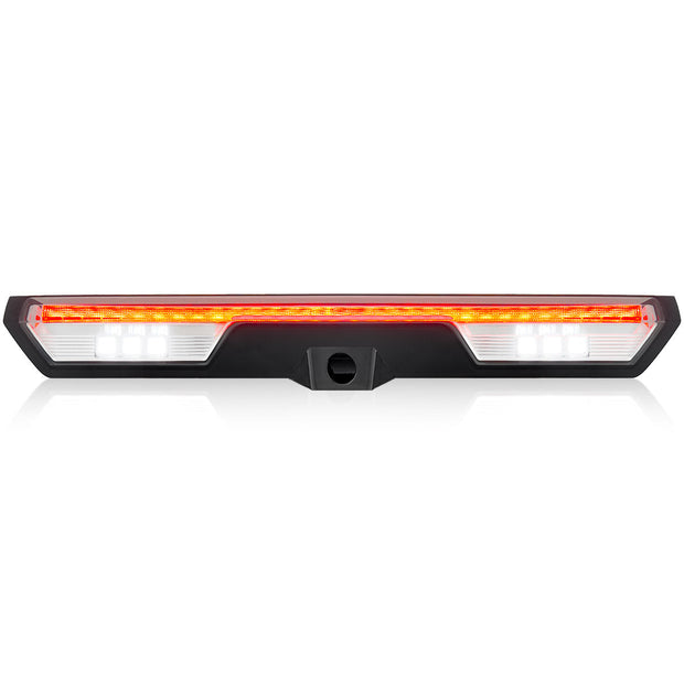 GMC & Chevy 19-24 Sierra & Silverado 1500 (4rd GEN) & 20-24 2500/3500 - ULTRA HIGH POWER Red LED 3rd Brake Light Kit w/ ULTRA HIGH POWER CREE XML White LED Cargo Lights (Replaces LED 3rd Brake Light with Cargo Bed Camera - ATTN: ONLY FITS Models which include Cargo Bed Camera in OEM 3rd Brake Light) - Clear Lens - Image 2