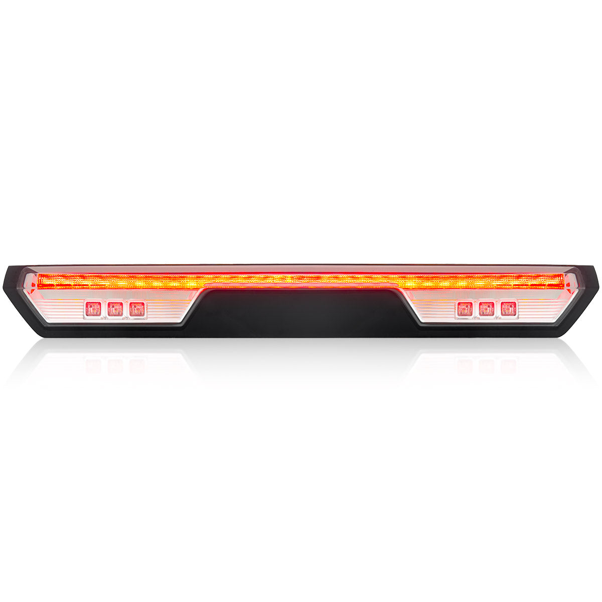 GMC & Chevy 19-24 Sierra & Silverado 1500 (4rd GEN) & 20-24 2500/3500 - ULTRA HIGH POWER Red LED 3rd Brake Light Kit w/ ULTRA HIGH POWER CREE XML White LED Cargo Lights- Clear Lens - Image 3