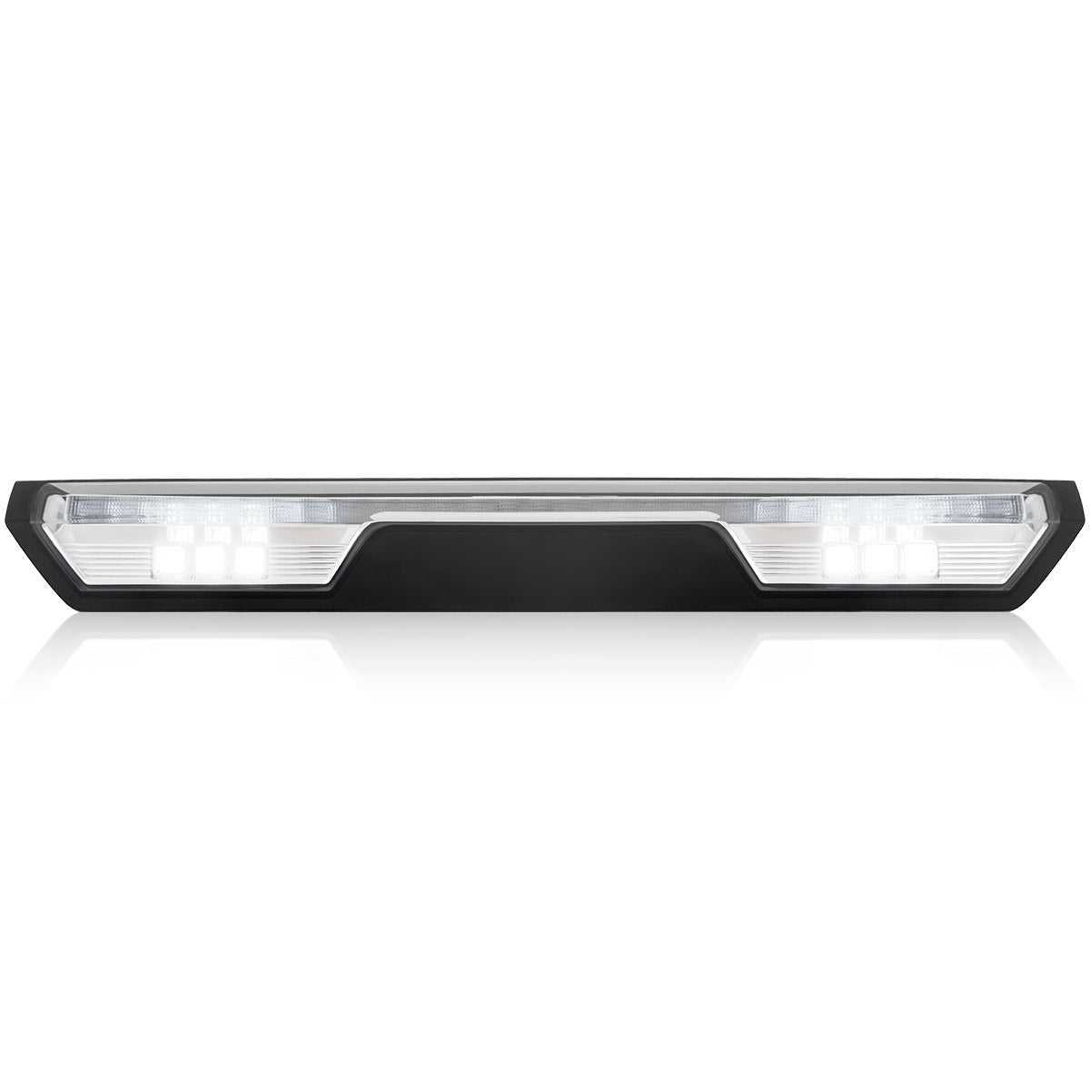 GMC & Chevy 19-24 Sierra & Silverado 1500 (4rd GEN) & 20-24 2500/3500 - ULTRA HIGH POWER Red LED 3rd Brake Light Kit w/ ULTRA HIGH POWER CREE XML White LED Cargo Lights- Clear Lens - Image 4