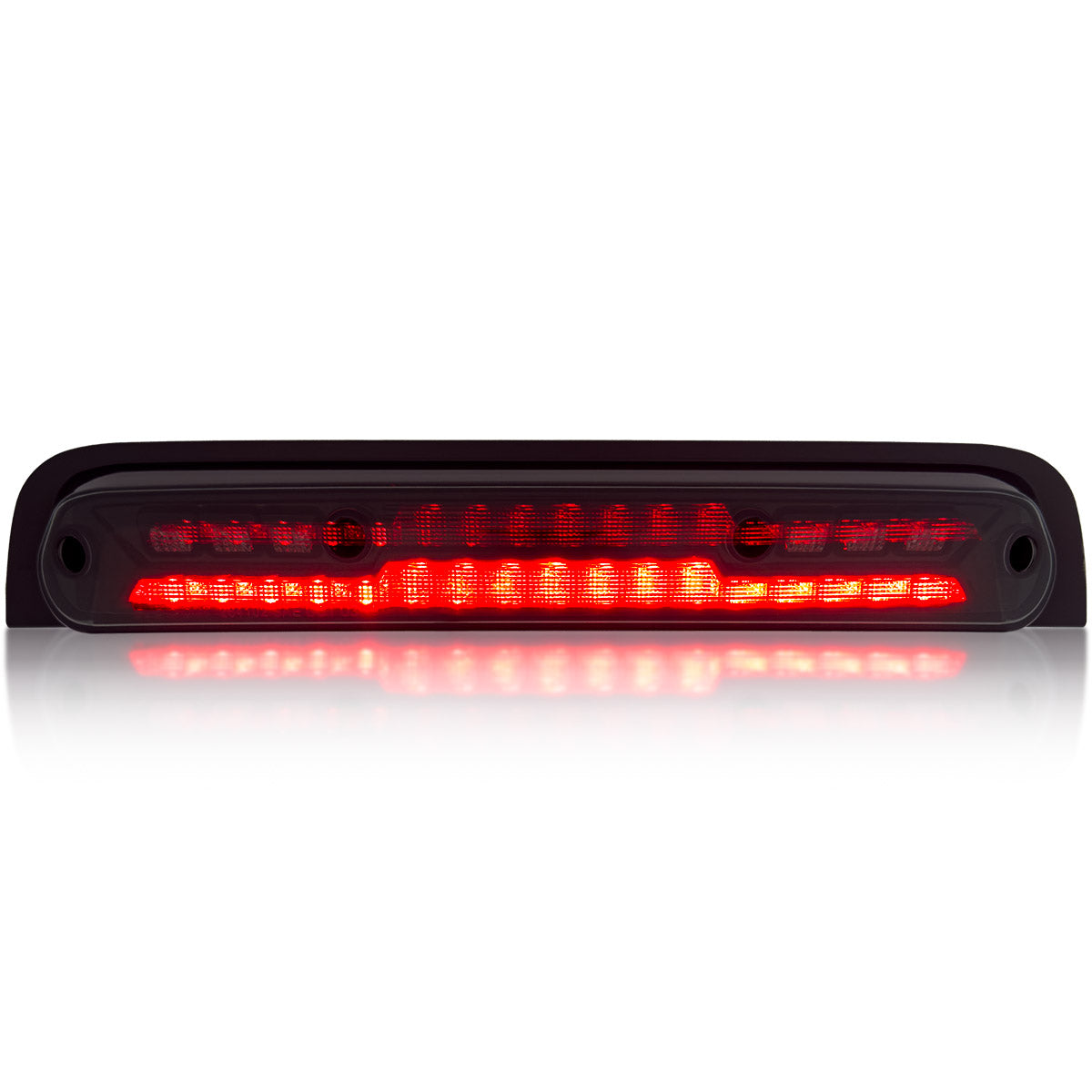 Dodge 19-23 RAM 1500 - ULTRA HIGH POWER Red LED 3rd Brake Light Kit w/ ULTRA HIGH POWER CREE XML White LED Cargo Lights - Smoked Lens - Image 3