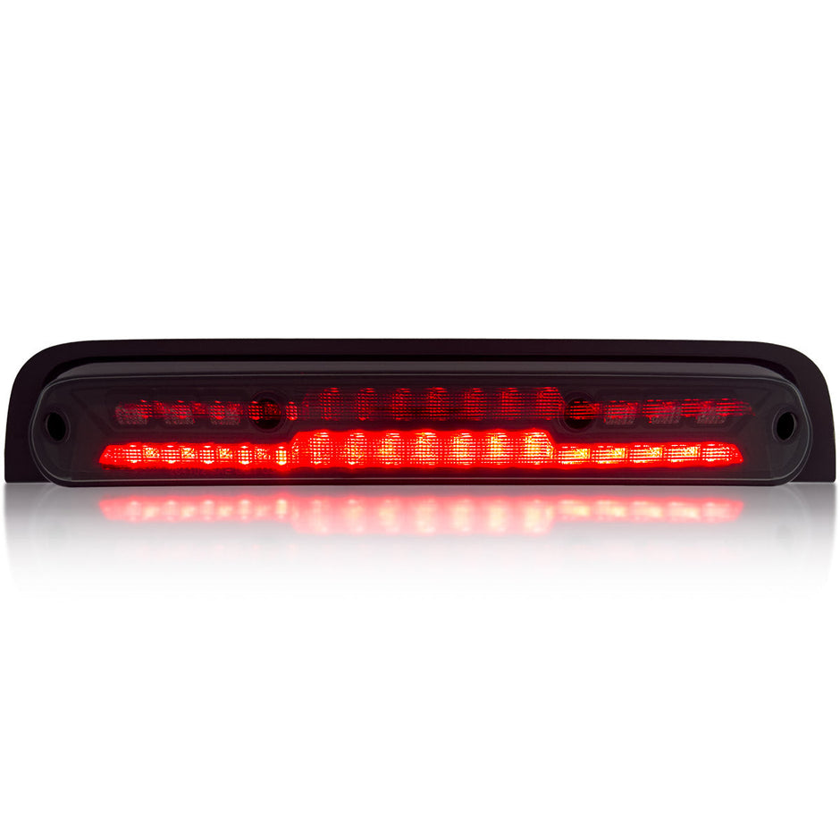 Dodge 19-23 RAM 1500 - ULTRA HIGH POWER Red LED 3rd Brake Light Kit w/ ULTRA HIGH POWER CREE XML White LED Cargo Lights - Smoked Lens - Image 3