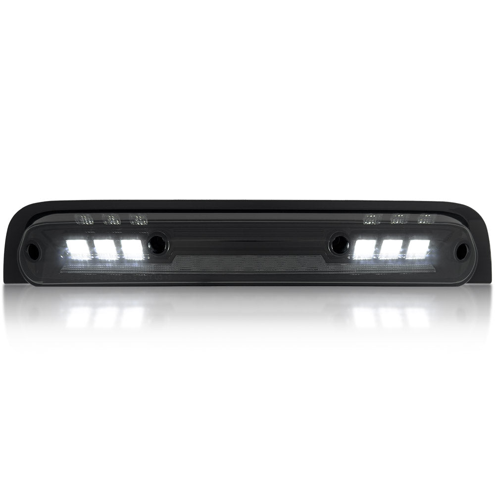 Dodge 19-23 RAM 1500 - ULTRA HIGH POWER Red LED 3rd Brake Light Kit w/ ULTRA HIGH POWER CREE XML White LED Cargo Lights - Smoked Lens - Image 4