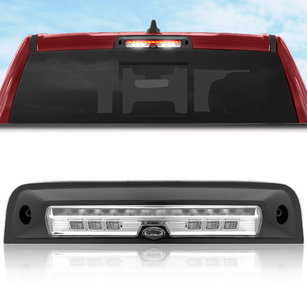 Dodge 19-23 RAM 1500 - ULTRA HIGH POWER Red LED 3rd Brake Light Kit w/ ULTRA HIGH POWER CREE XML White LED Cargo Lights (Replaces LED 3rd Brake Light with Cargo Bed Camera - ATTN: ONLY FITS Models which include Cargo Bed Camera in OEM 3rd Brake Light) - Clear Lens