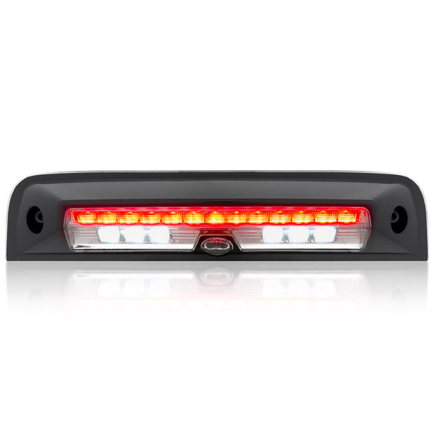 Dodge 19-23 RAM 1500 - ULTRA HIGH POWER Red LED 3rd Brake Light Kit w/ ULTRA HIGH POWER CREE XML White LED Cargo Lights (Replaces LED 3rd Brake Light with Cargo Bed Camera - ATTN: ONLY FITS Models which include Cargo Bed Camera in OEM 3rd Brake Light) - Clear Lens - Image 2