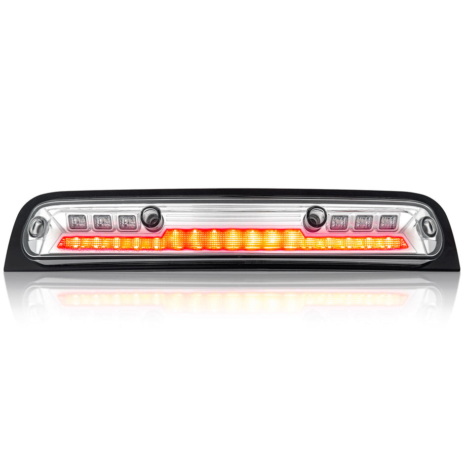 Dodge 19-23 RAM 1500 - ULTRA HIGH POWER Red LED 3rd Brake Light Kit w/ ULTRA HIGH POWER CREE XML White LED Cargo Lights - Clear Lens - Image 4