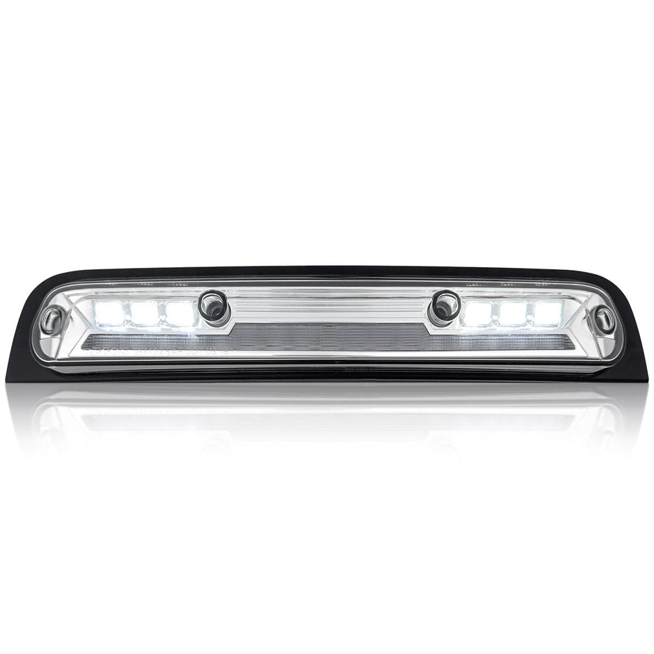 Dodge 19-23 RAM 1500 - ULTRA HIGH POWER Red LED 3rd Brake Light Kit w/ ULTRA HIGH POWER CREE XML White LED Cargo Lights - Clear Lens - Image 3