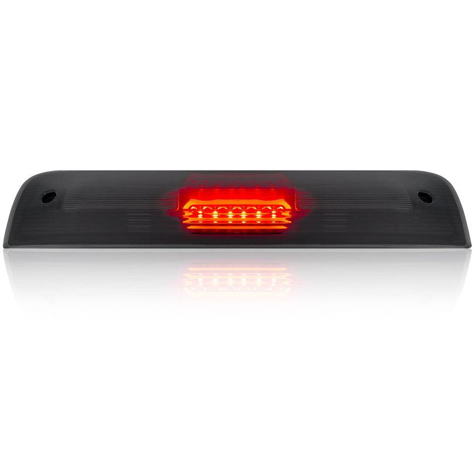 Dodge 09-19 RAM 1500 (Classic Body Style ONLY) & 10-23 RAM 2500/3500 - ULTRA HIGH POWER Red LED 3rd Brake Light Kit w/ ULTRA HIGH POWER CREE XML White LED Cargo Lights - Smoked Lens - Image 3