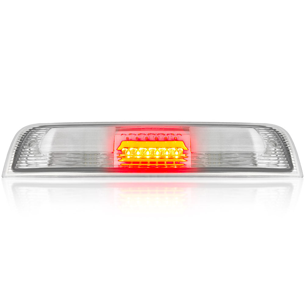 Dodge 09-19 RAM 1500 (Classic Body Style ONLY) & 10-23 RAM 2500/3500 - ULTRA HIGH POWER Red LED 3rd Brake Light Kit w/ ULTRA HIGH POWER CREE XML White LED Cargo Lights - Clear Lens - Image 3