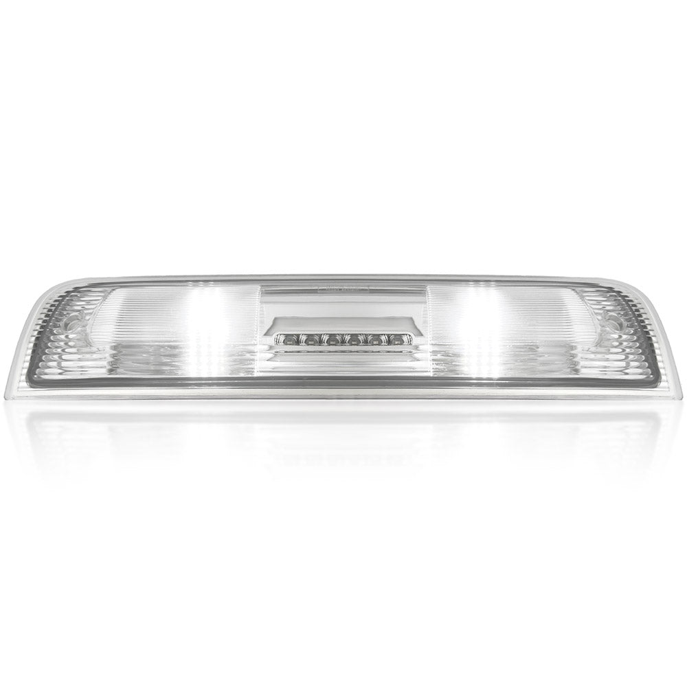 Dodge 09-19 RAM 1500 (Classic Body Style ONLY) & 10-23 RAM 2500/3500 - ULTRA HIGH POWER Red LED 3rd Brake Light Kit w/ ULTRA HIGH POWER CREE XML White LED Cargo Lights - Clear Lens - Image 4