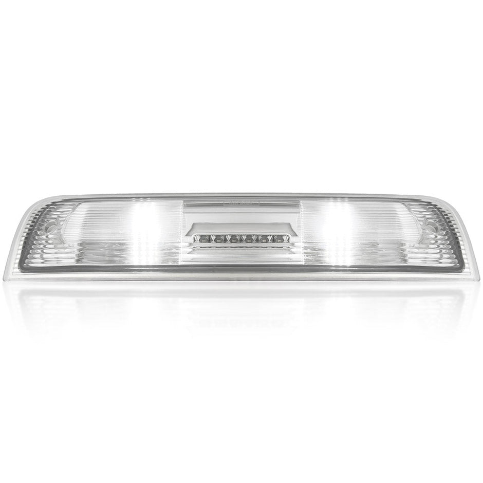 Dodge 09-19 RAM 1500 (Classic Body Style ONLY) & 10-23 RAM 2500/3500 - ULTRA HIGH POWER Red LED 3rd Brake Light Kit w/ ULTRA HIGH POWER CREE XML White LED Cargo Lights - Clear Lens - Image 4