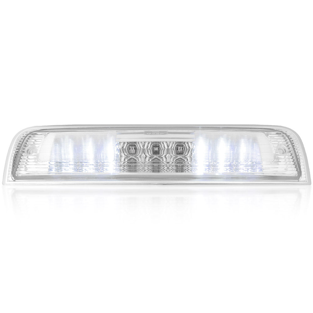 Dodge 09-19 RAM 1500 (Classic Body Style ONLY) & 10-23 RAM 2500/3500 - Red LED 3rd Brake Light Kit w/ White LED Cargo Lights - Clear Lens - Image 4