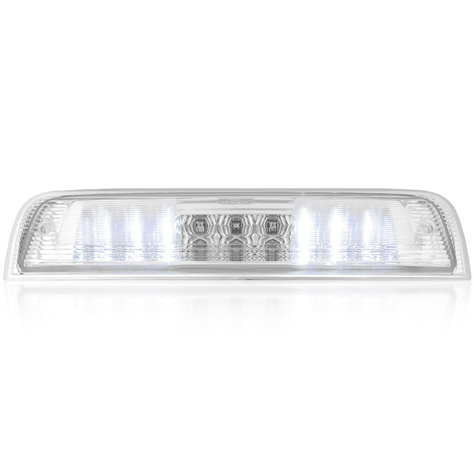 Dodge 09-19 RAM 1500 (Classic Body Style ONLY) & 10-23 RAM 2500/3500 - Red LED 3rd Brake Light Kit w/ White LED Cargo Lights - Clear Lens - Image 4