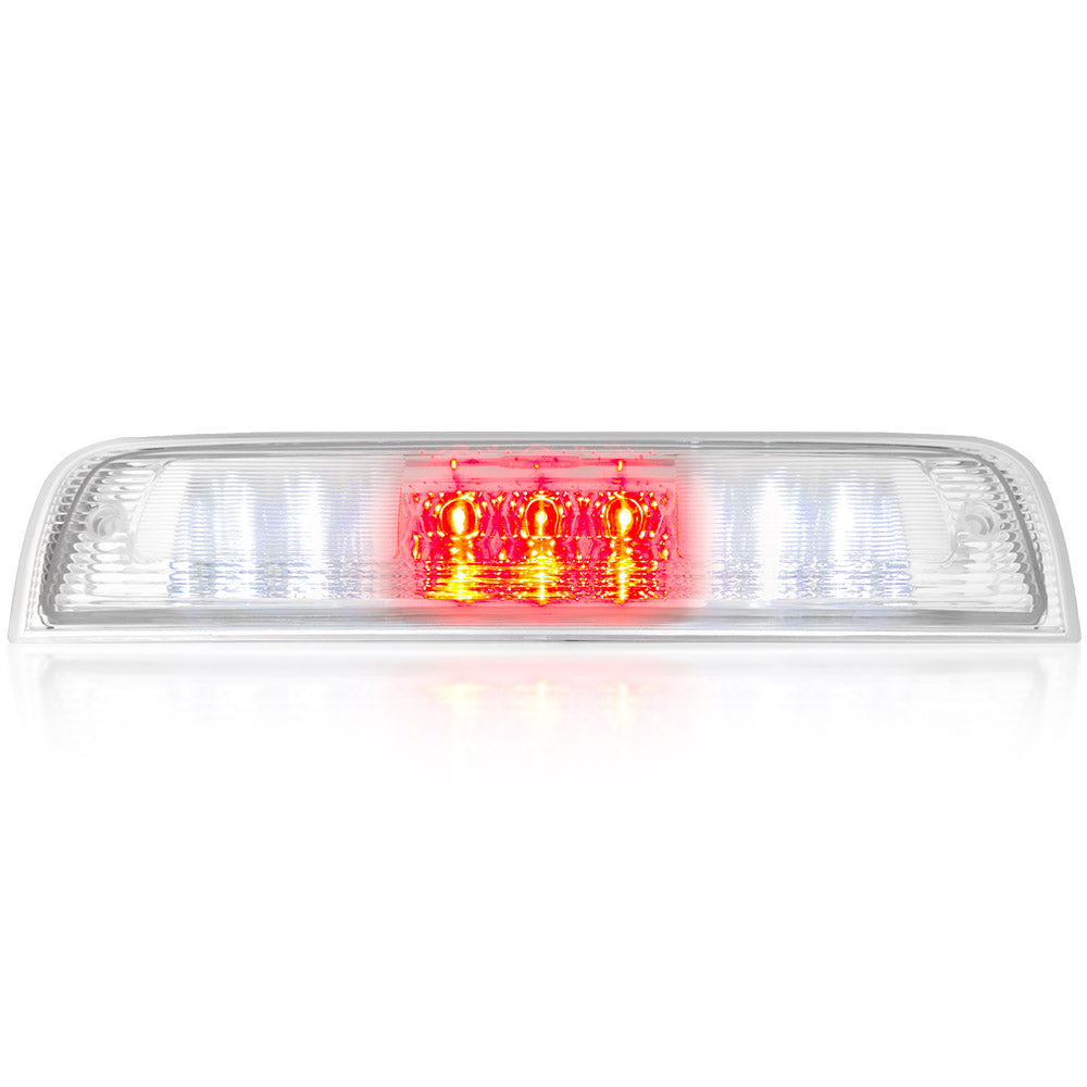 Dodge 09-19 RAM 1500 (Classic Body Style ONLY) & 10-23 RAM 2500/3500 - Red LED 3rd Brake Light Kit w/ White LED Cargo Lights - Clear Lens - Image 2