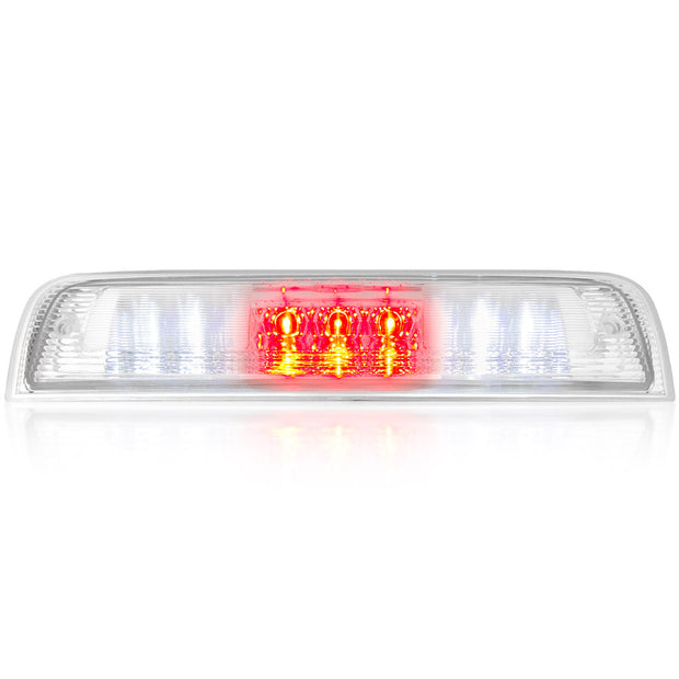 Dodge 09-19 RAM 1500 (Classic Body Style ONLY) & 10-23 RAM 2500/3500 - Red LED 3rd Brake Light Kit w/ White LED Cargo Lights - Clear Lens - Image 2