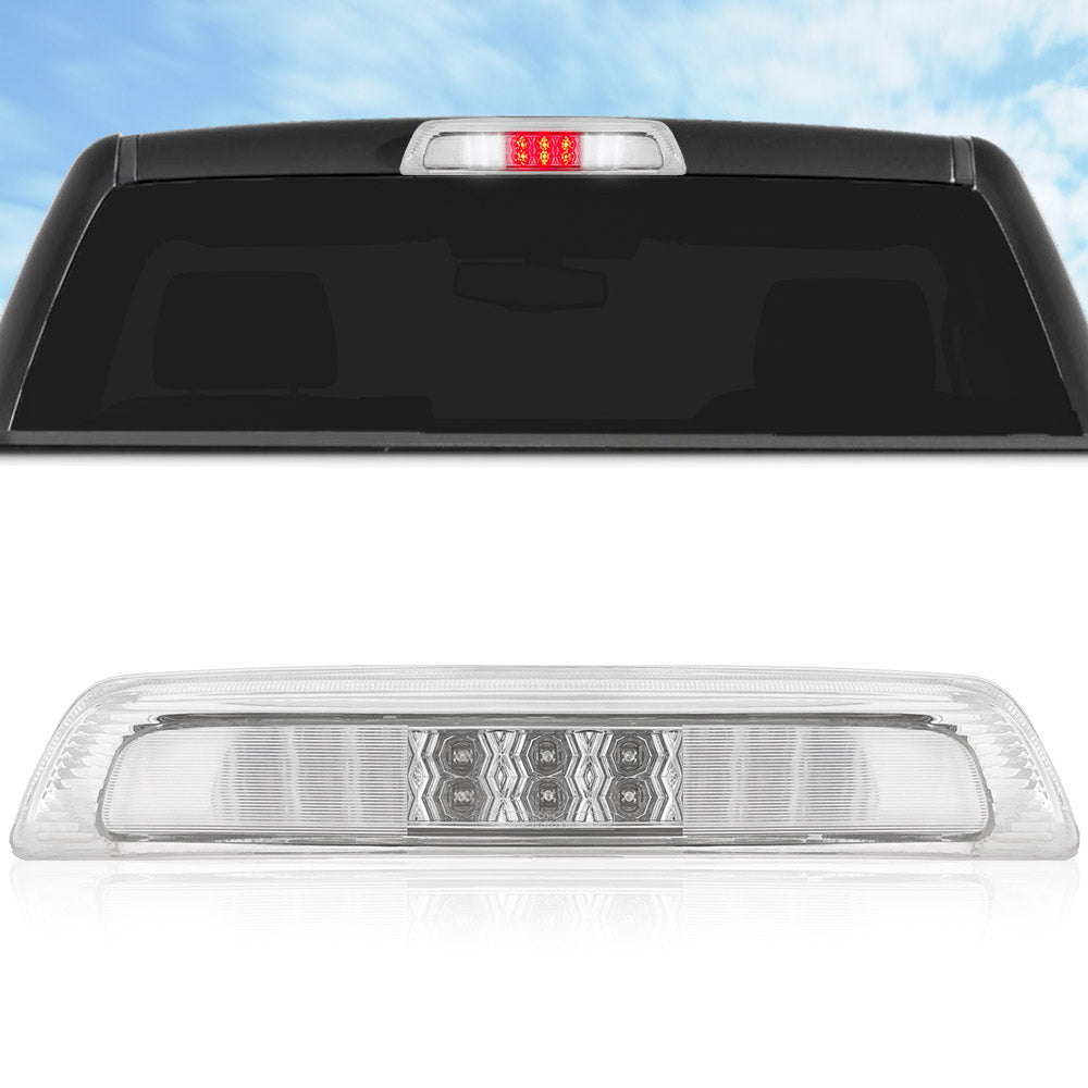 Toyota Tundra 07-21 - Red LED 3rd Brake Light Kit w/ White LED Cargo Lights - Clear Lens