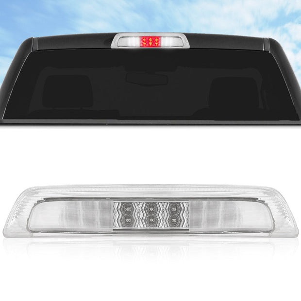 Toyota Tundra 07-21 - Red LED 3rd Brake Light Kit w/ White LED Cargo Lights - Clear Lens
