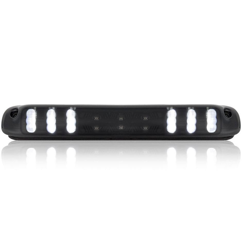 GMC & Chevy 99-06 Sierra & Silverado (Classic Body Style) - Red LED 3rd Brake Light Kit w/ White LED Cargo Lights - Smoked Lens - Image 4