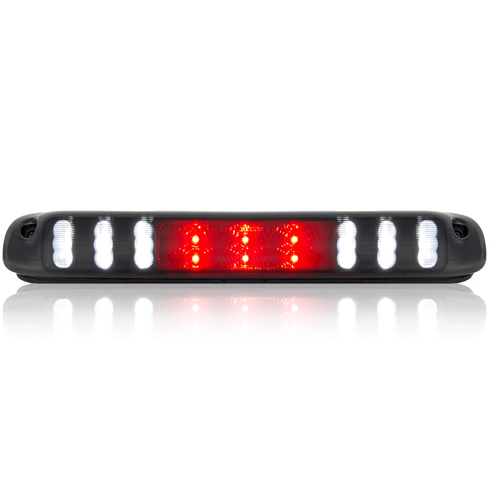 GMC & Chevy 99-06 Sierra & Silverado (Classic Body Style) - Red LED 3rd Brake Light Kit w/ White LED Cargo Lights - Smoked Lens - Image 2