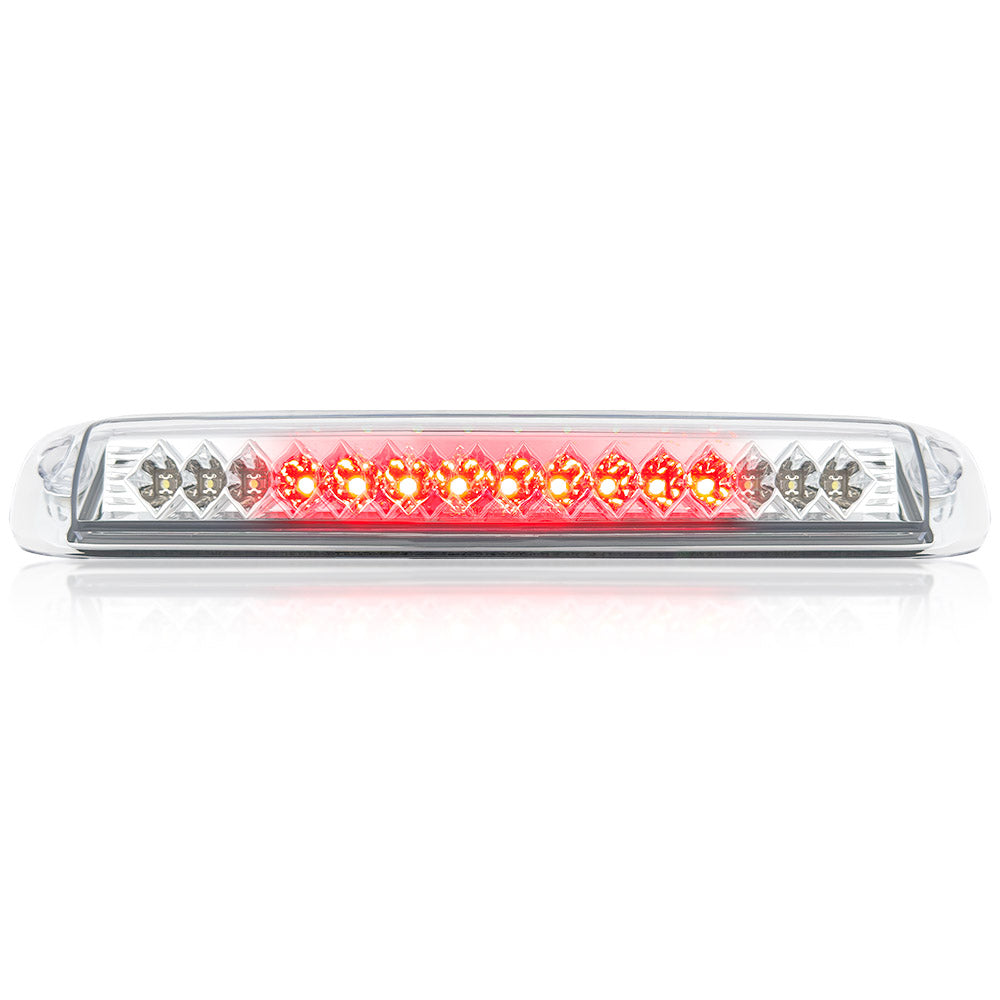 GMC & Chevy 99-06 Sierra & Silverado (Classic Body Style) - Red LED 3rd Brake Light Kit w/ White LED Cargo Lights - Clear Lens - Image 4