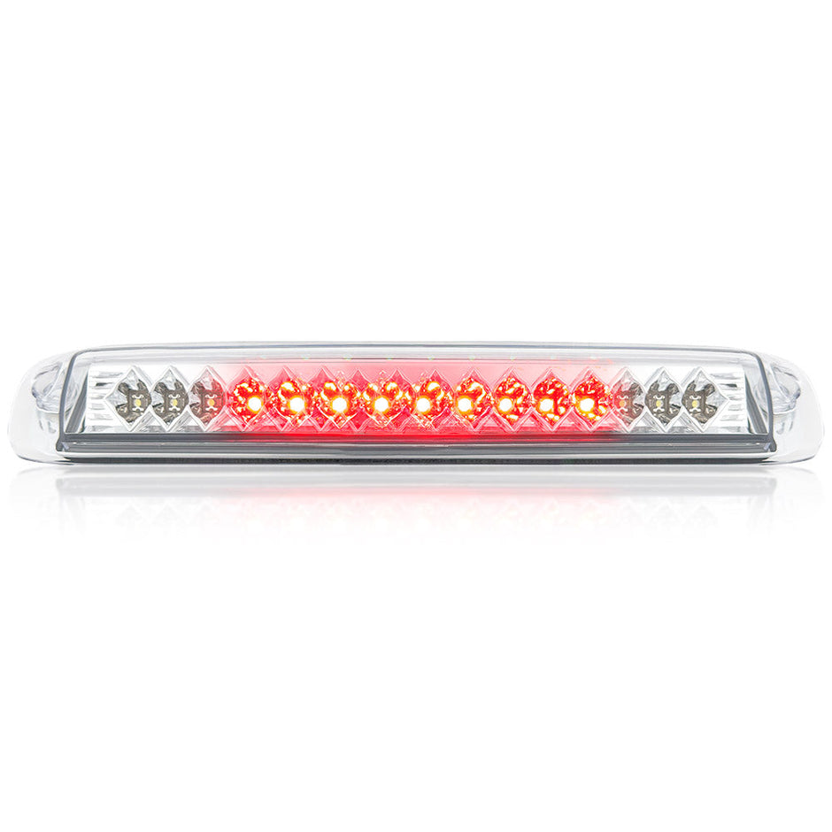 GMC & Chevy 99-06 Sierra & Silverado (Classic Body Style) - Red LED 3rd Brake Light Kit w/ White LED Cargo Lights - Clear Lens - Image 4